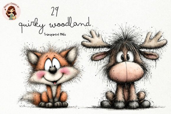 Download Quirky Woodland Animals PNG Clipart - Animal Collection
