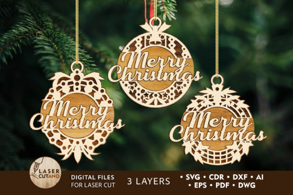 Download Christmas Ball Multilayer Cut Files - Cut file Collection