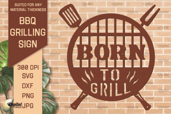 Download BBQ Grilling Sign SVG Laser Cut Files - Cut file Collection