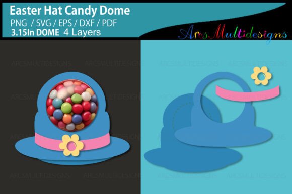 Download Easter Hat Candy Dome Holder - Easter hat Collection