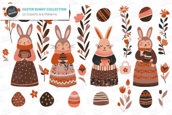 Download Easter Bunny Vector Collection - Easter bunny vector Collection