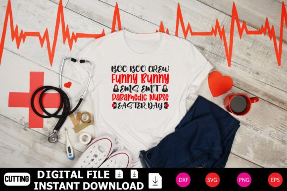 Download Boo Boo Crew Funny Bunny Ems Emt Paramed - Premium Bundle