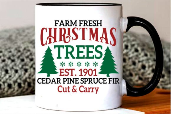 Download Farm Fresh Christmas Trees SVG Cut File - Cut file Collection