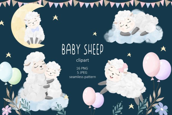 Download Cute Baby Sheep Clipart PNG, Baby Animal - Animal Collection