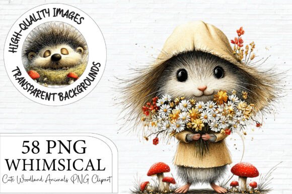 Download Whimsical Cute Woodland Animals PNG - Animal Collection