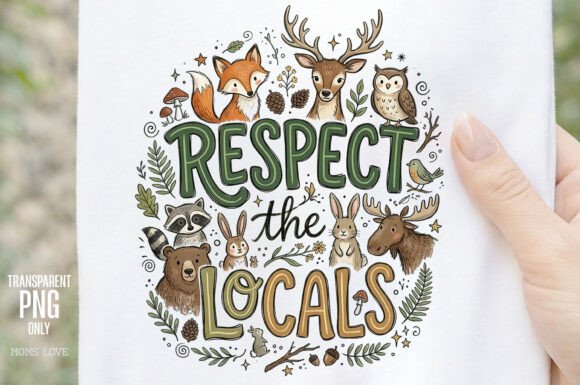 Download Respect the Locals Woodland Animals PNG - Animal Collection