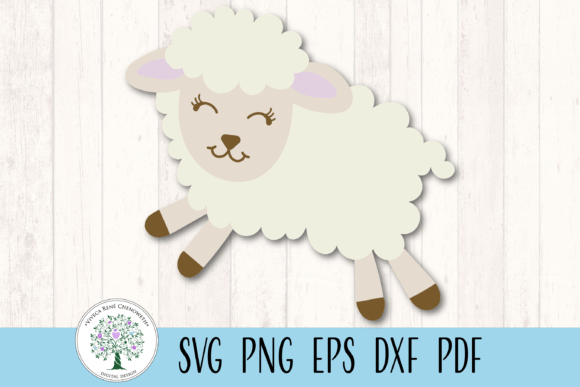 Download Baby Lamb Spring Farm Animal SVG PNG DXF - Animal Collection