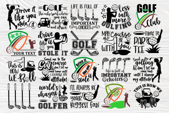 Download Golf Quotes, Golf Club Svg Cut Files - Cut file Collection