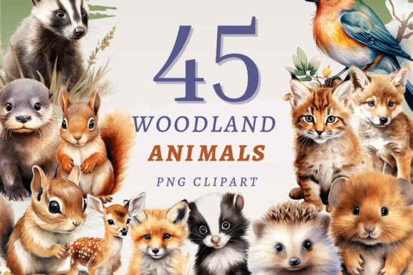 Download Woodland Animals PNG Bundle - Animal Collection